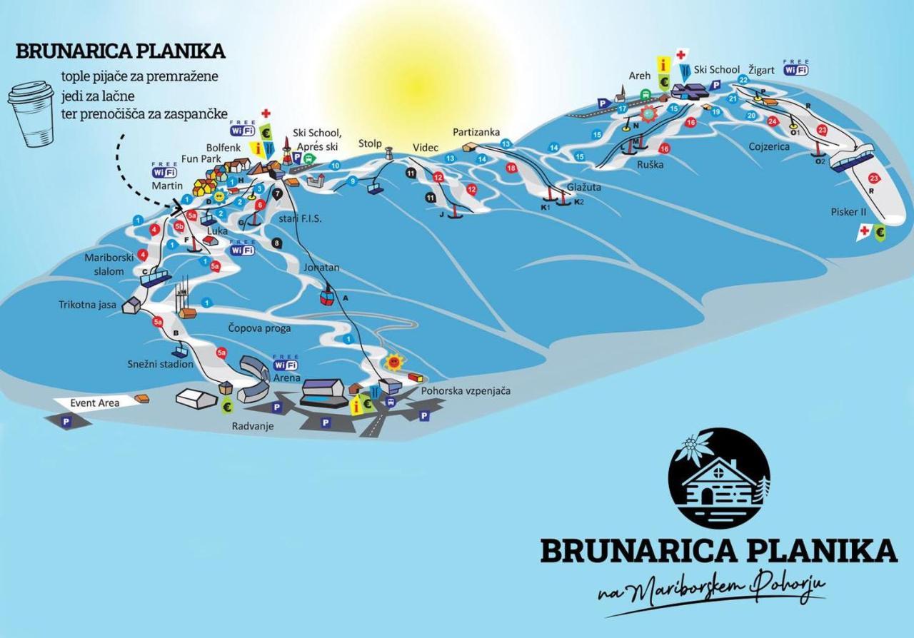 Brunarica Planika Mtb Point Марібор Екстер'єр фото